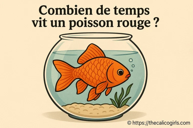 Combien de temps vit un poisson rouge ?