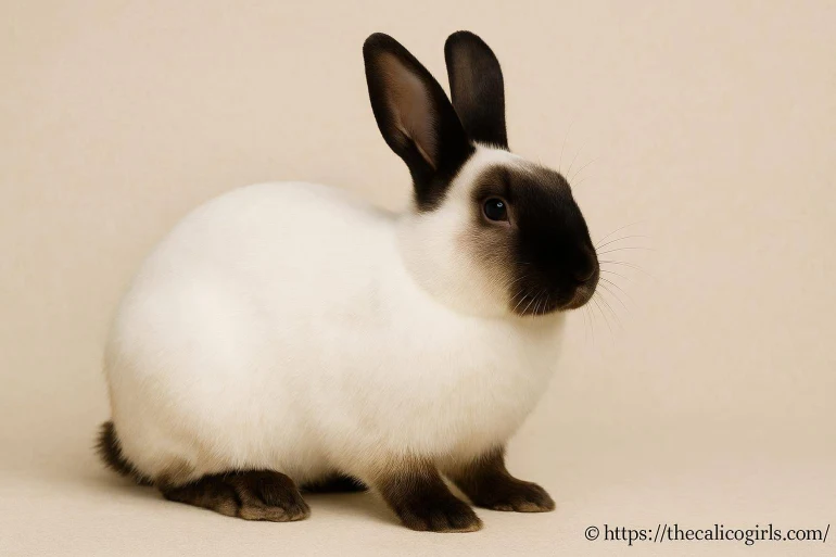 Lapin californien : comprendre son museau foncé et son corps clair