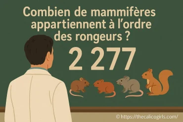 Combien de mammifères appartiennent à l’ordre des rongeurs ?
