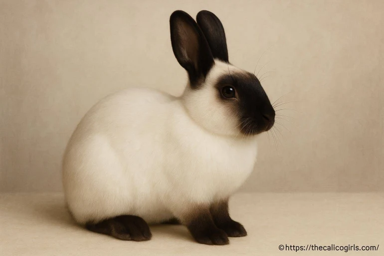 Lapin russe himalayen : un contraste élégant et une douceur unique