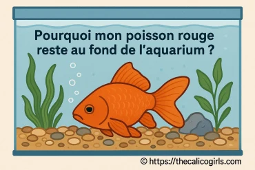 Pourquoi mon poisson rouge reste-t-il au fond de l’aquarium ?