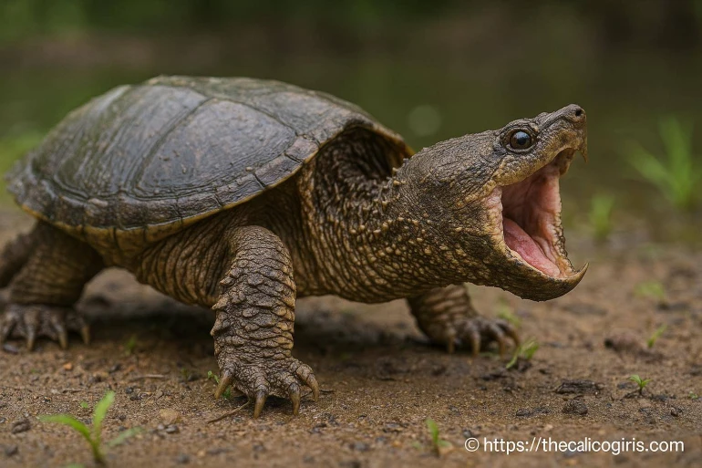 Tortue serpentine : pourquoi adopte-t-elle un comportement agressif ?