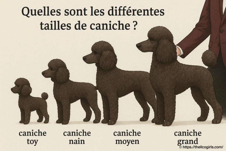 Quelles sont les différentes tailles de caniche ?
