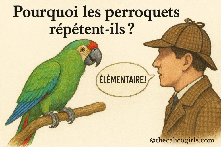 Pourquoi les perroquets répètent-ils ce qu’ils entendent ?