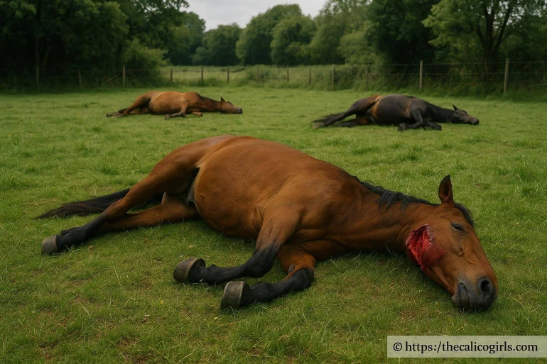 Des chevaux mutilés retrouvés en normandie après une nouvelle série d’attaques