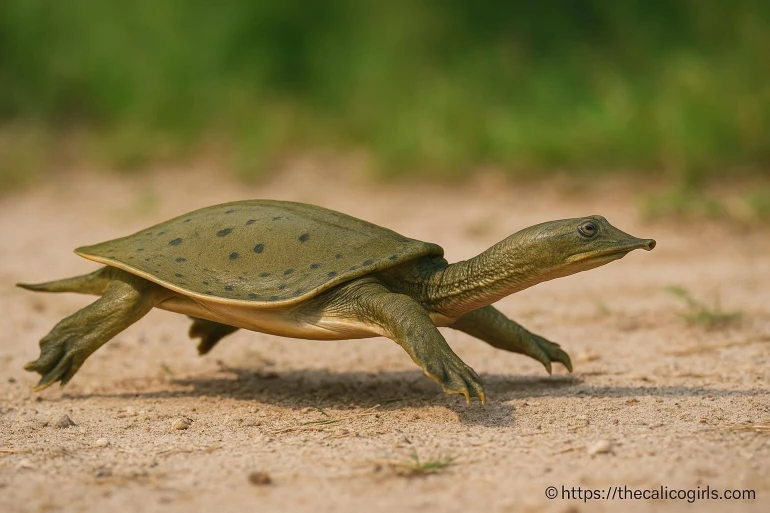 Tortue à carapace molle : découvrez sa rapidité et sa souplesse étonnantes