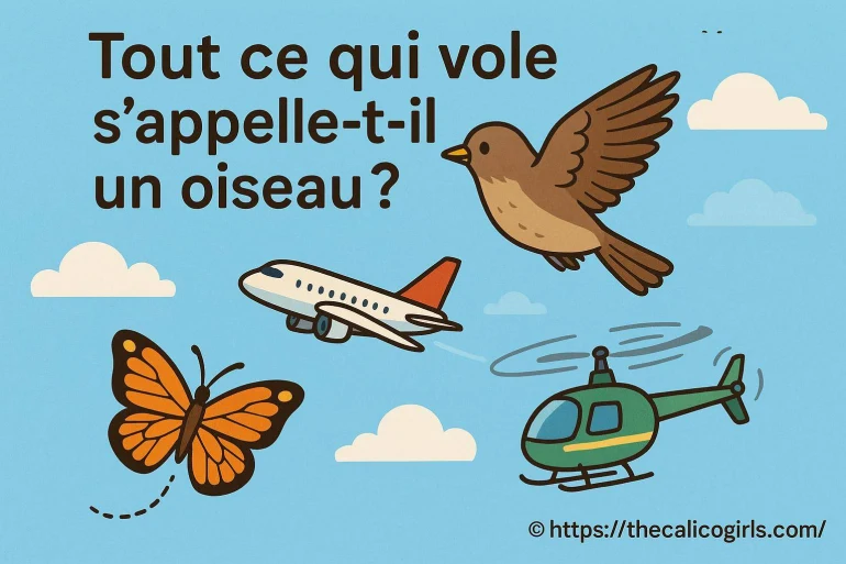 Tout ce qui vole s’appelle-t-il un oiseau ?
