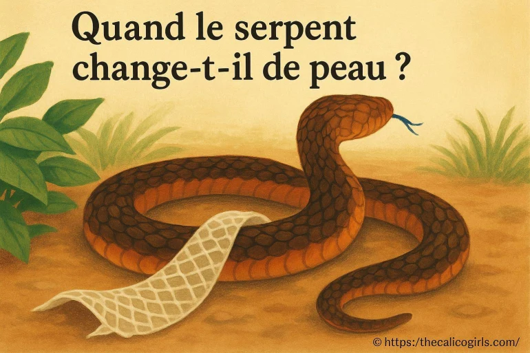 Quand le serpent change-t-il de peau ? Comprendre le phénomène