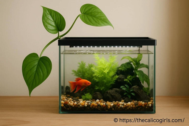 Aquarium avec plante qui dépasse : comment bien gérer cet espace végétal