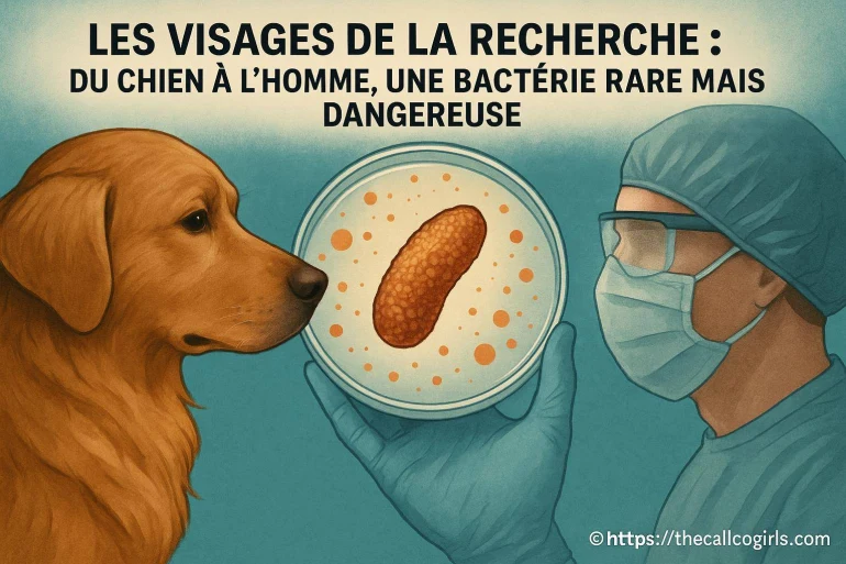 Les visages de la recherche : transmission d'une bactérie rare du chien à l'homme