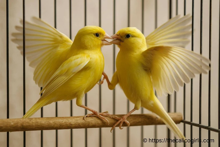 Pourquoi un couple de canaris se bat-il ?