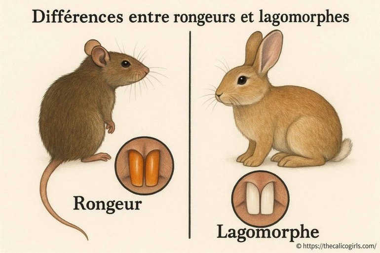 Différences entre rongeurs et lagomorphes : comment les reconnaître ?
