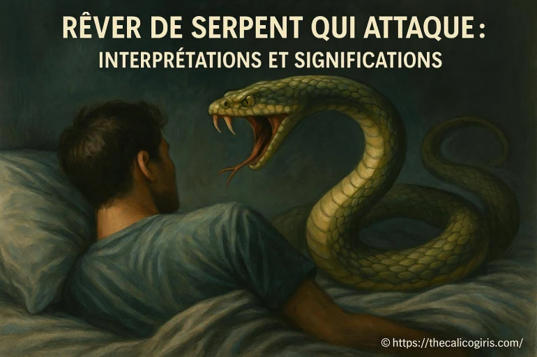 Rêver de serpent qui attaque : que signifie ce rêve inquiétant ?