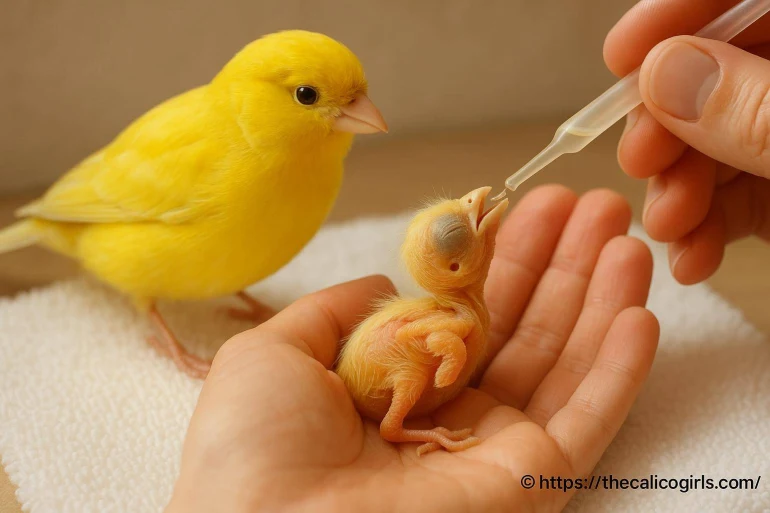 Bébé canari : comment bien s’occuper de ses premiers jours de vie