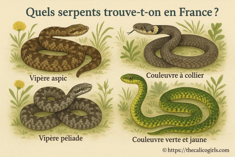 Quels serpents trouve-t-on en France ?