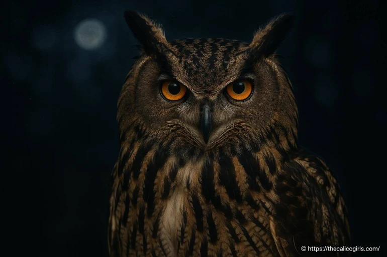 Hibou grand-duc : un regard perçant et une puissance nocturne fascinante