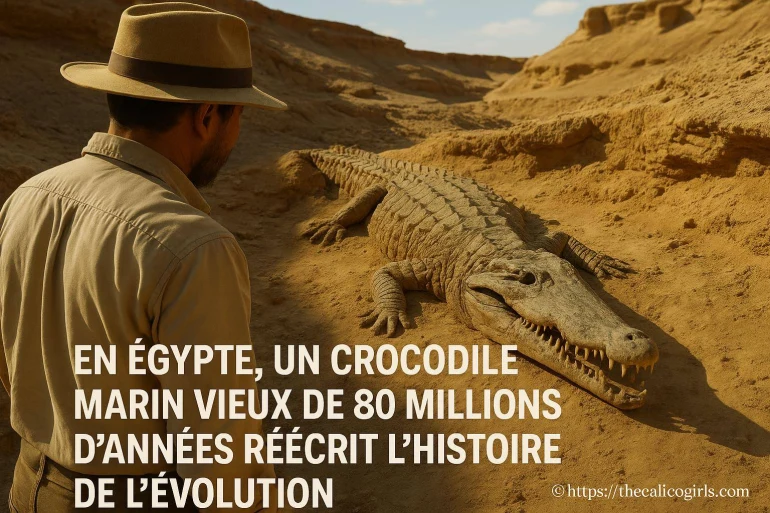 Un crocodile marin vieux de 80 millions d’années redessine l’histoire de l’évolution