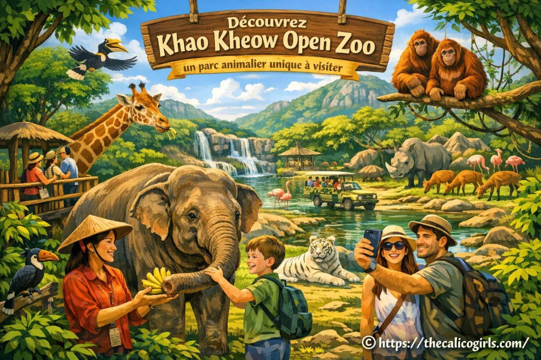 Présentation de Khao Kheow Open Zoo : parc animalier et nature