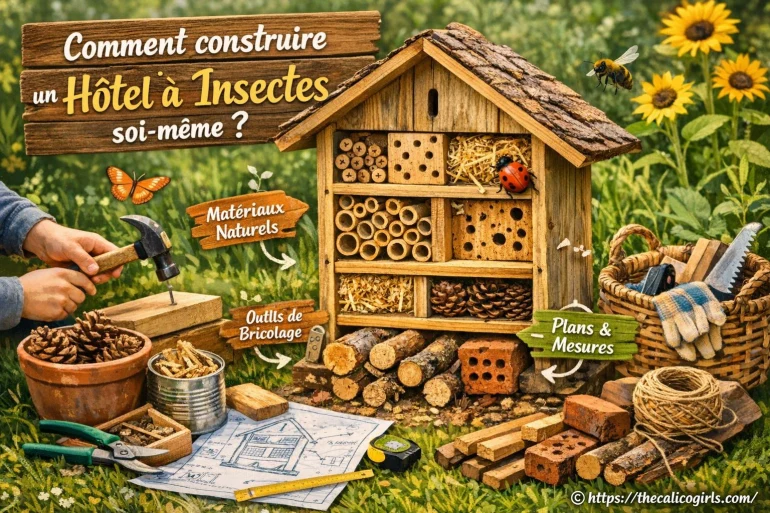 Comment construire un hôtel à insectes soi-même ?