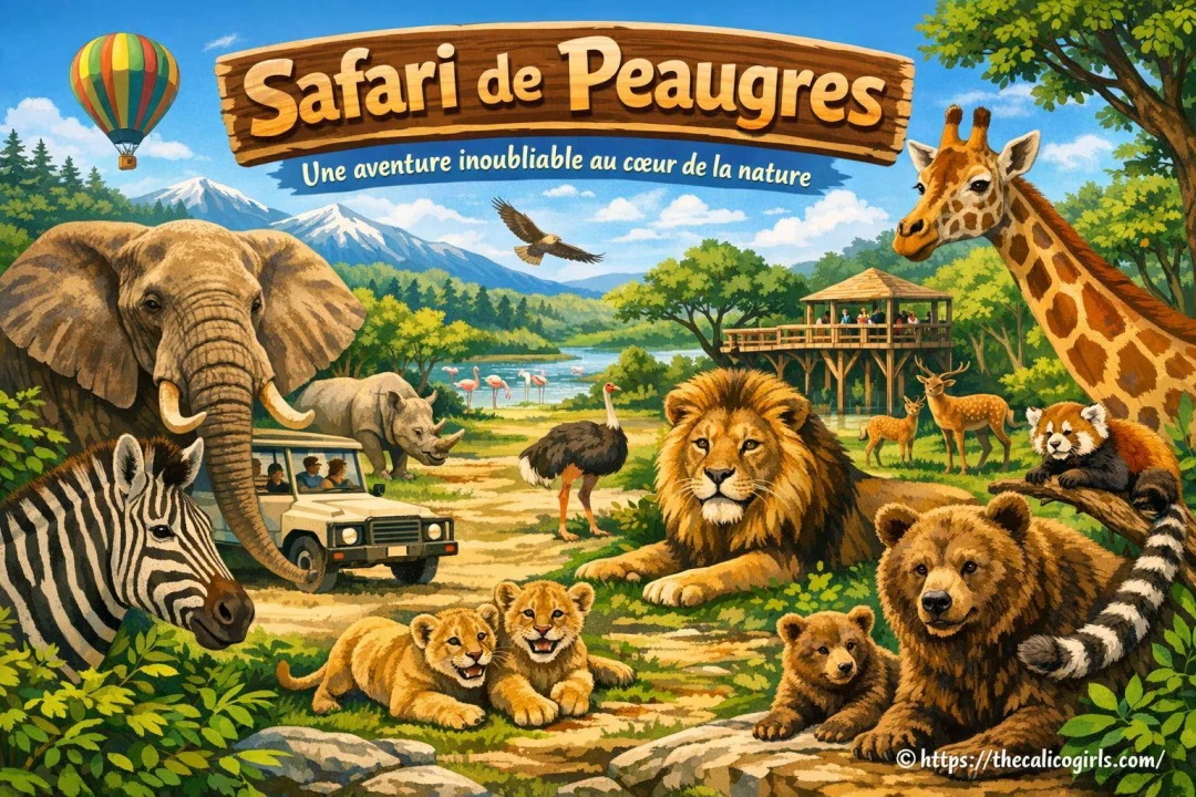 Présentation de Safari de Peaugres : parc animalier et nature