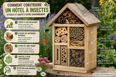 Comment construire un hôtel à insectes efficace et adapté à votre environnement ?