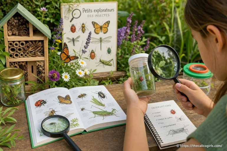 Comment observer et identifier les insectes dans son jardin ou à la maison ?