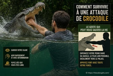 Comment survivre à une attaque de crocodile ? Le geste qui peut vous sauver la vie