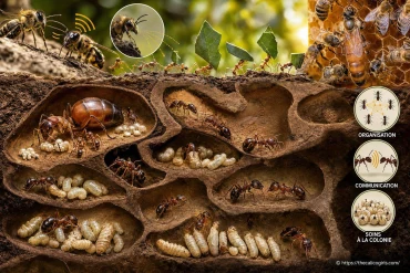 Les insectes sociaux : organisation, communication et secrets des colonies