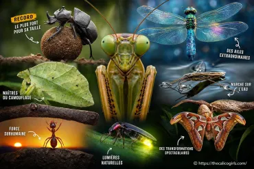 Portraits d’insectes incroyables : découvrez leurs records, bizarreries et super-pouvoirs