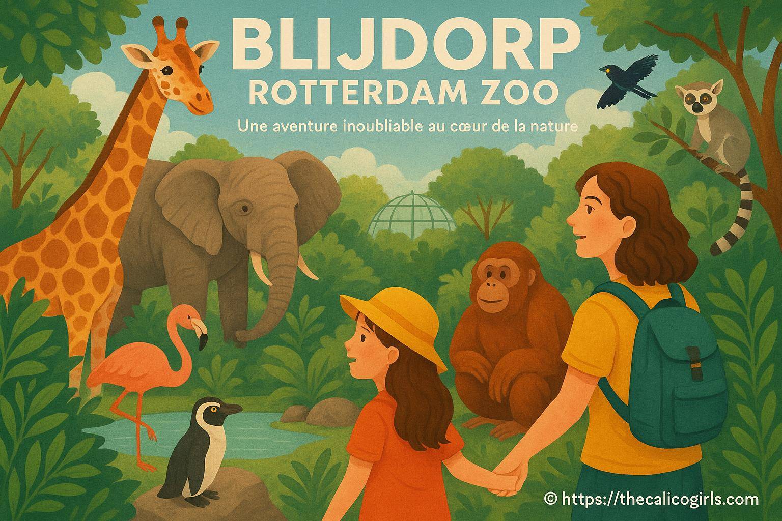 Présentation de Blijdorp Rotterdam Zoo : parc animalier et nature