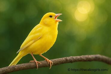 Canari : petit oiseau au chant lumineux et mélodieux