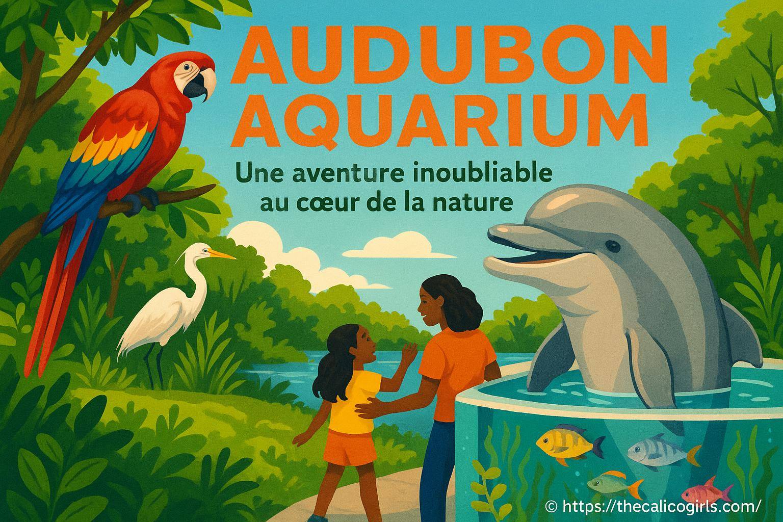 Présentation de Audubon Aquarium : parc animalier et nature