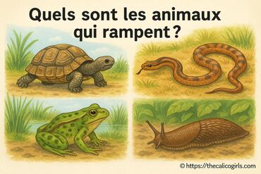 Quels sont les animaux qui rampent et comment les reconnaître ?