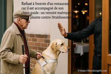 Refus d'entrée dans un restaurant à toulon à cause d'un chien guide : un retraité malvoyant porte plainte