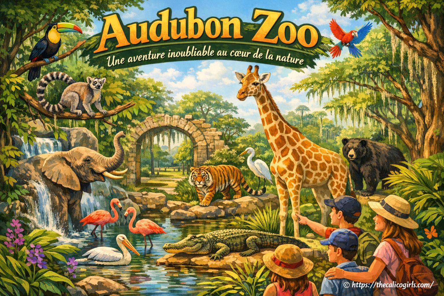Présentation de Audubon Zoo : parc animalier et nature