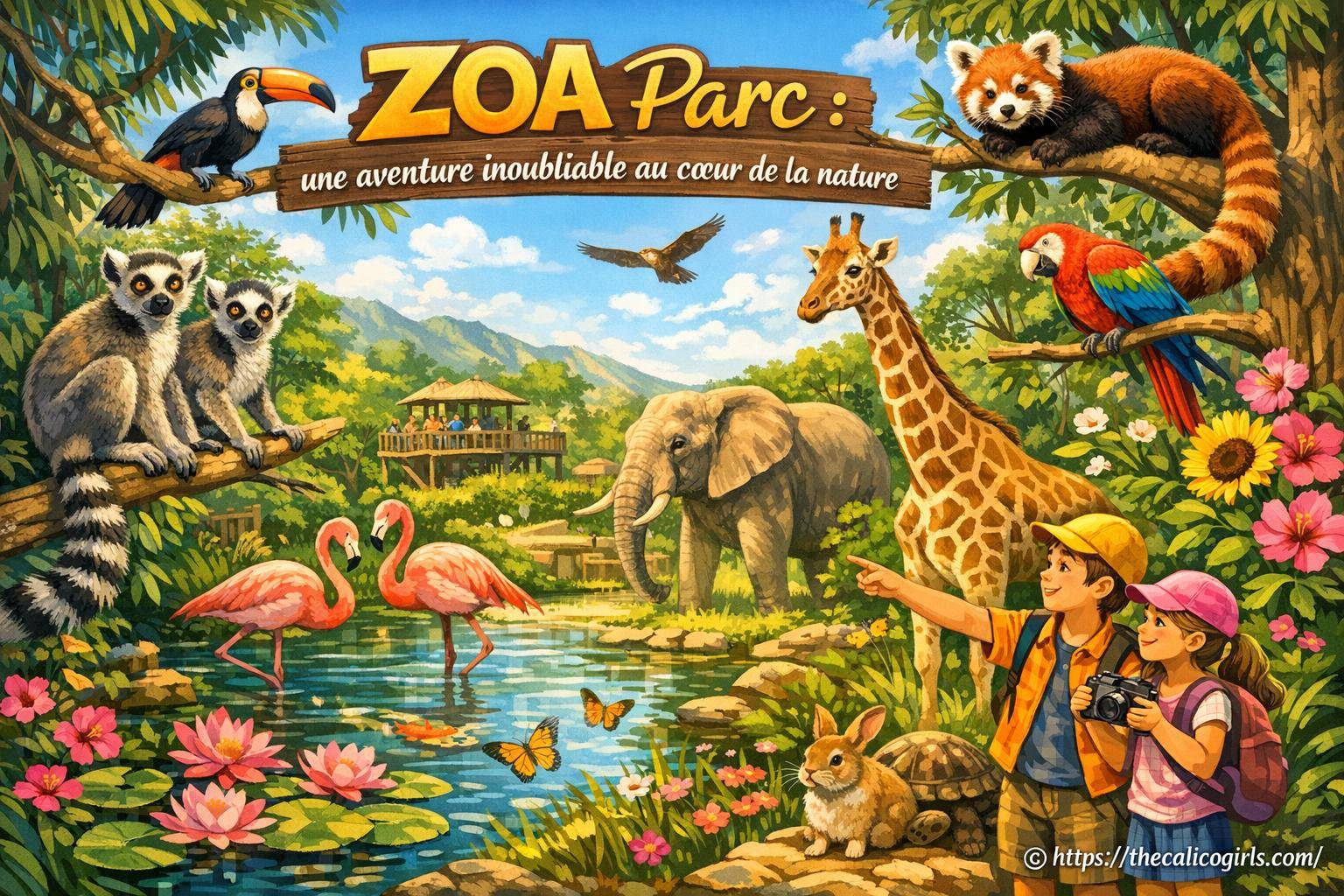 Présentation de ZOA Parc : parc animalier et nature