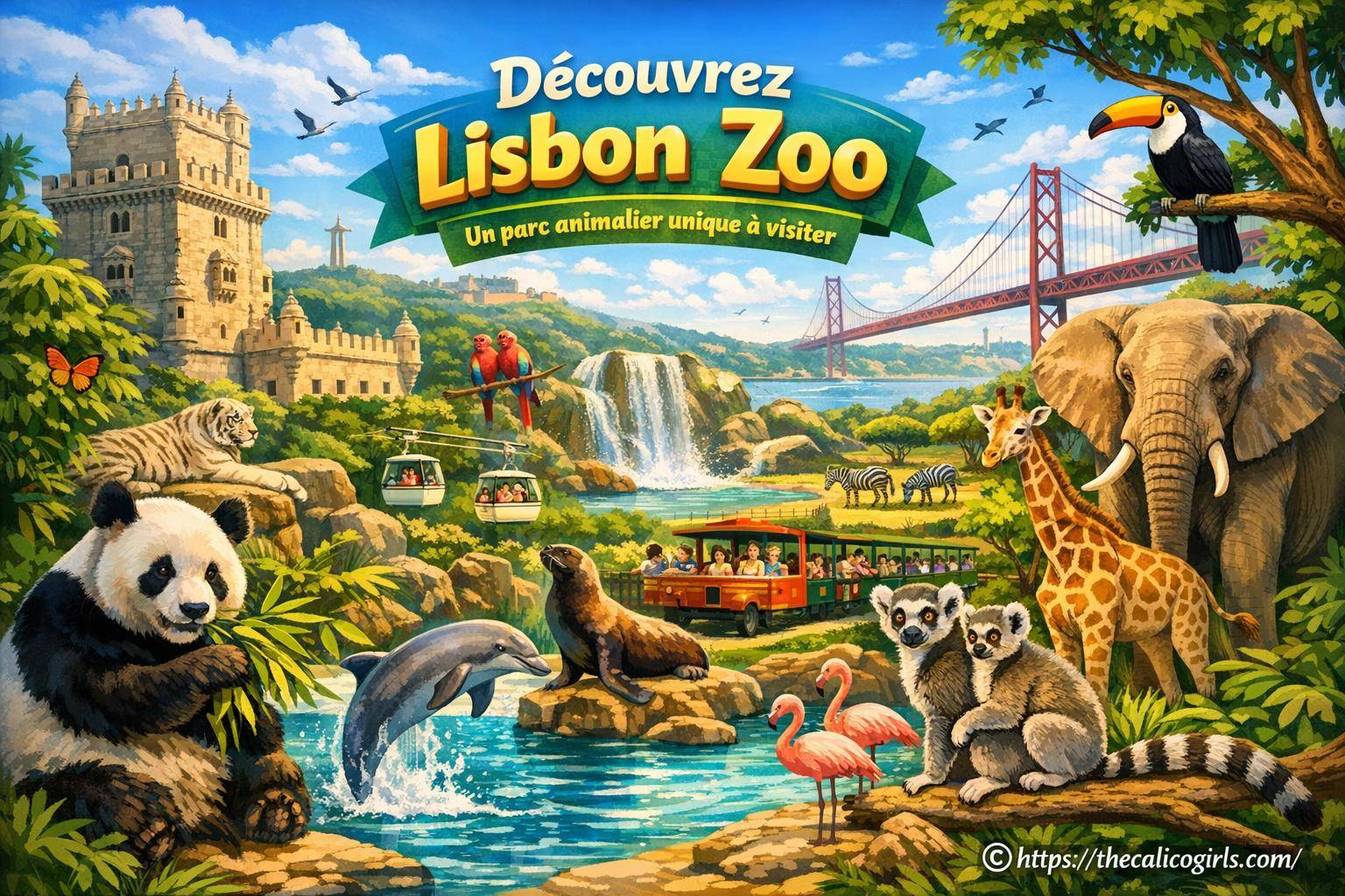 Présentation de Lisbon Zoo : parc animalier et nature