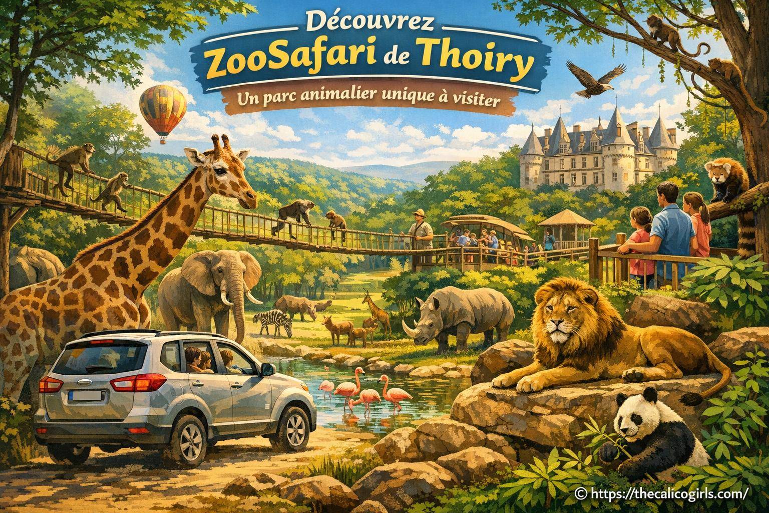 Présentation de ZooSafari de Thoiry : parc animalier et nature