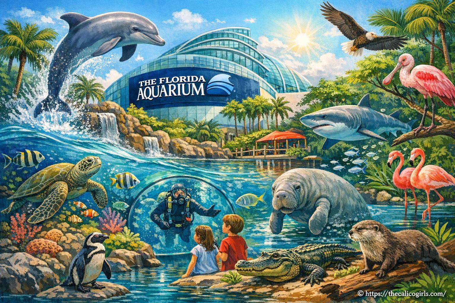 Présentation de The Florida Aquarium : parc animalier et nature