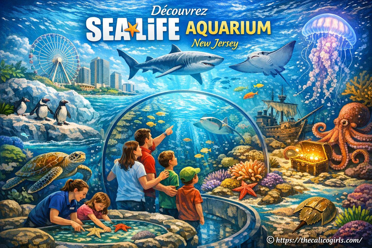 Présentation de Sea Life Aquarium - New Jersey : parc animalier et nature