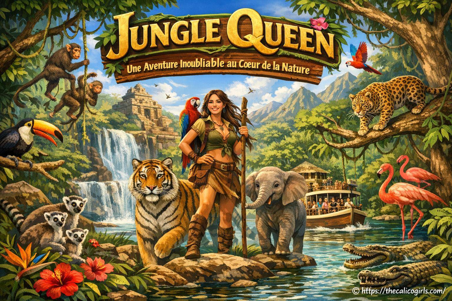 Présentation de Jungle Queen : parc animalier et nature
