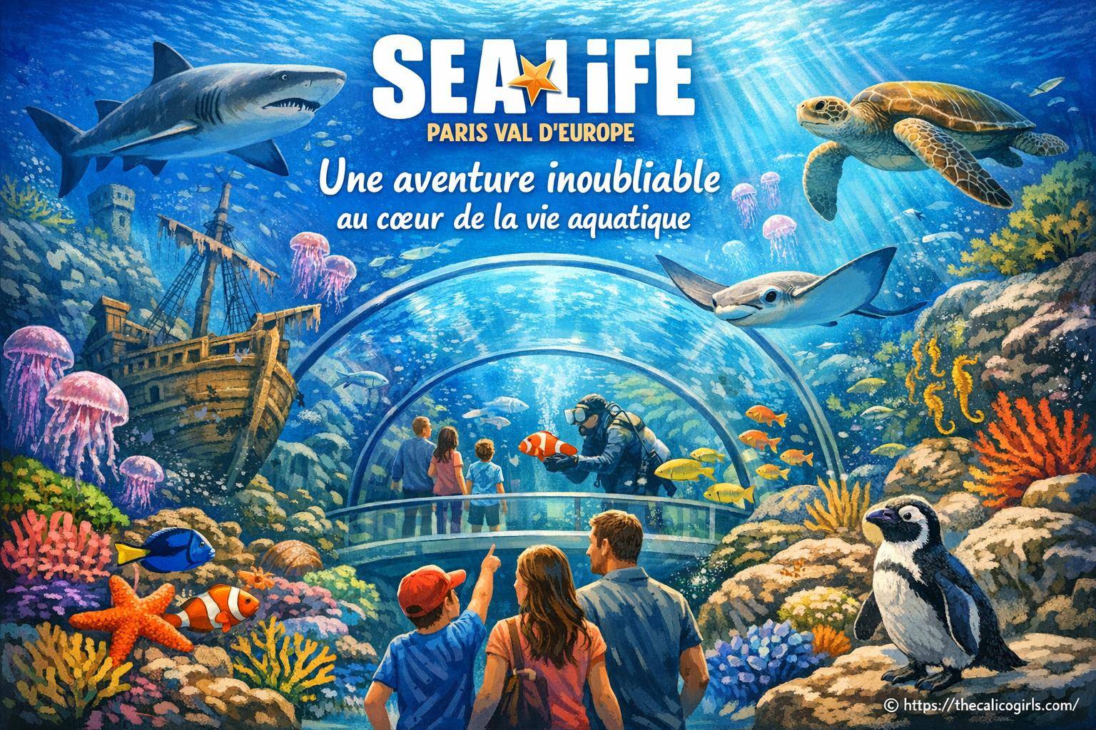 Sea Life Paris Val d'Europe : tout savoir sur ce parc animalier en 2026