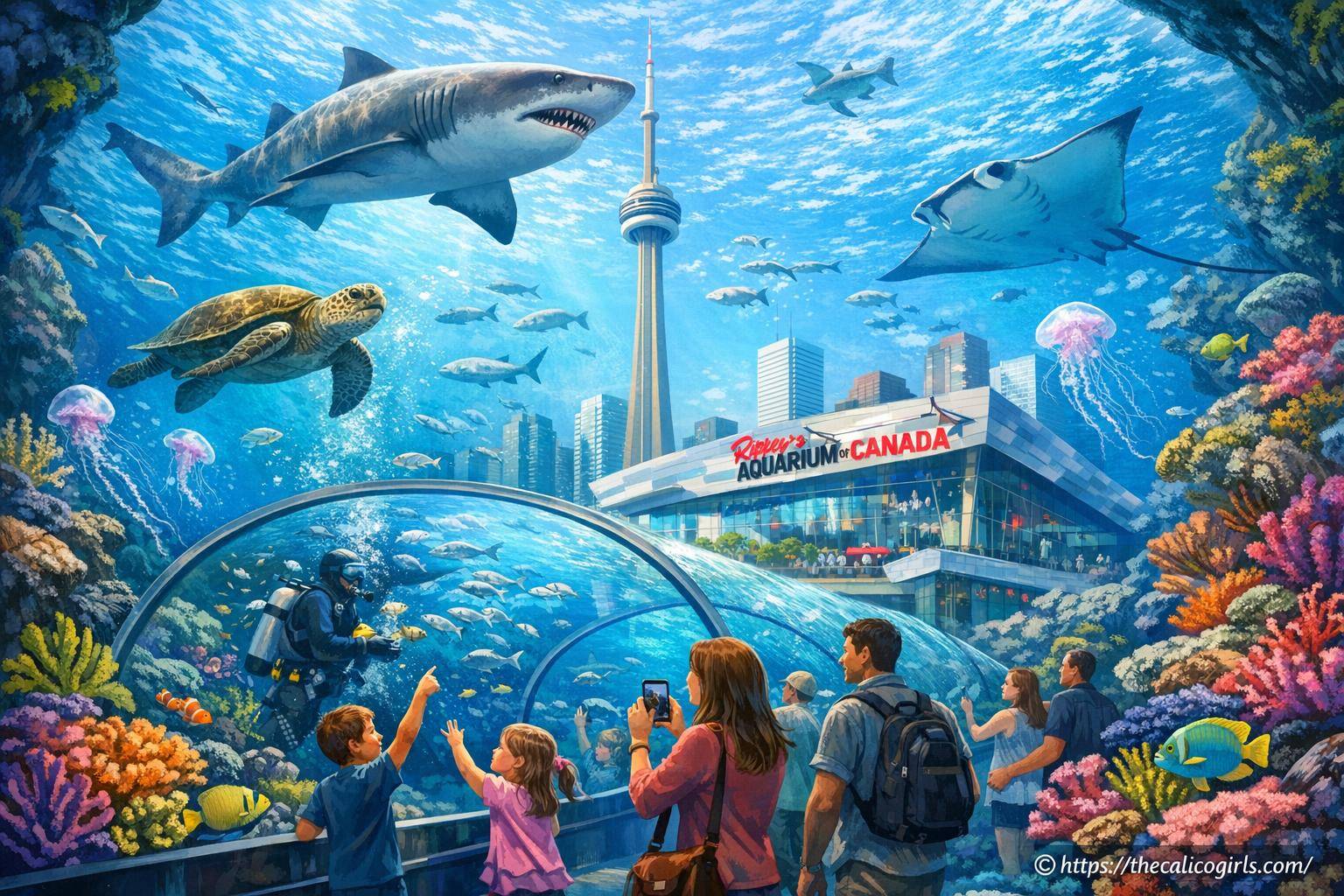 Présentation de Ripley's Aquarium of Canada : parc animalier et nature