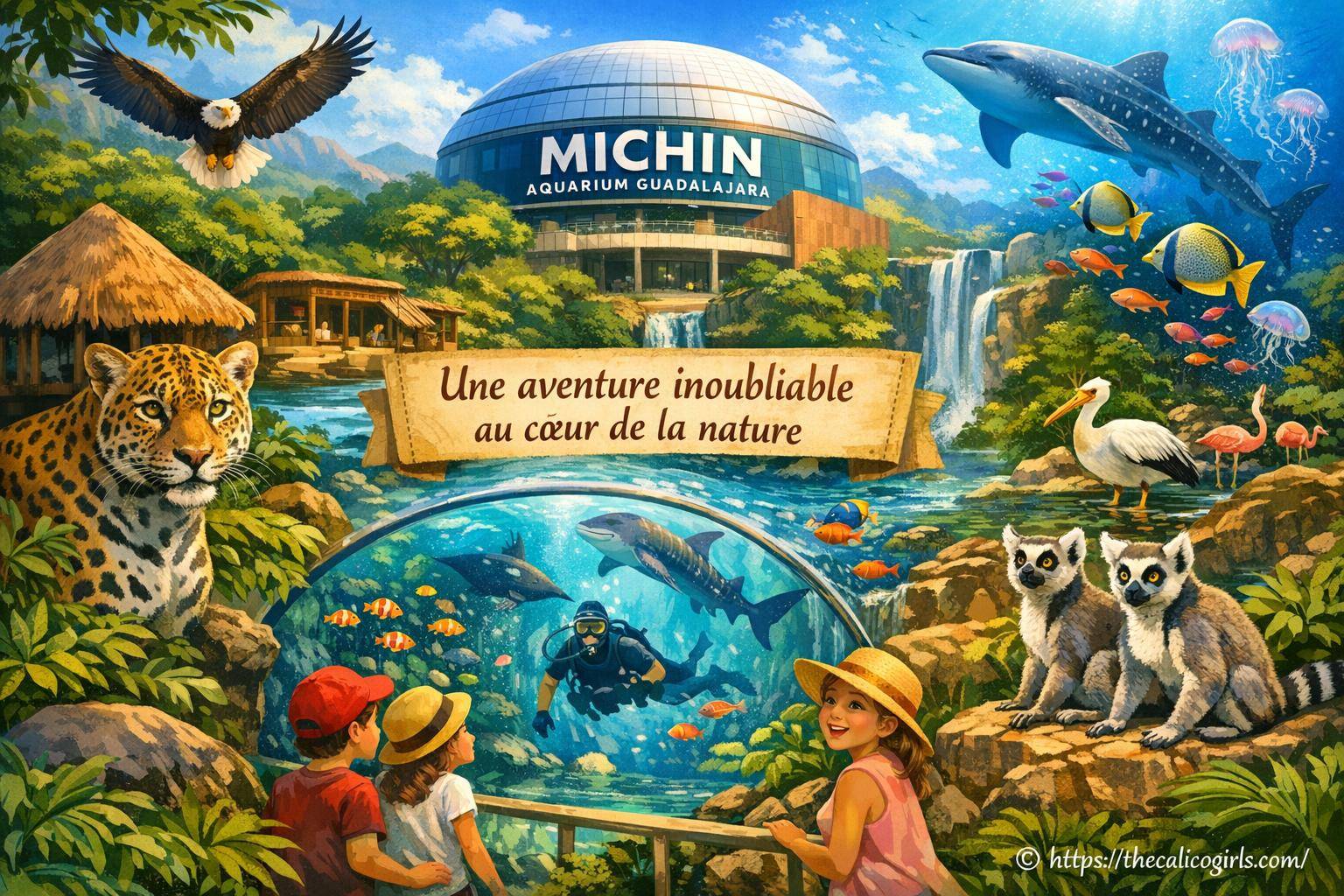 Présentation de Michin Aquarium Guadalajara : parc animalier et nature