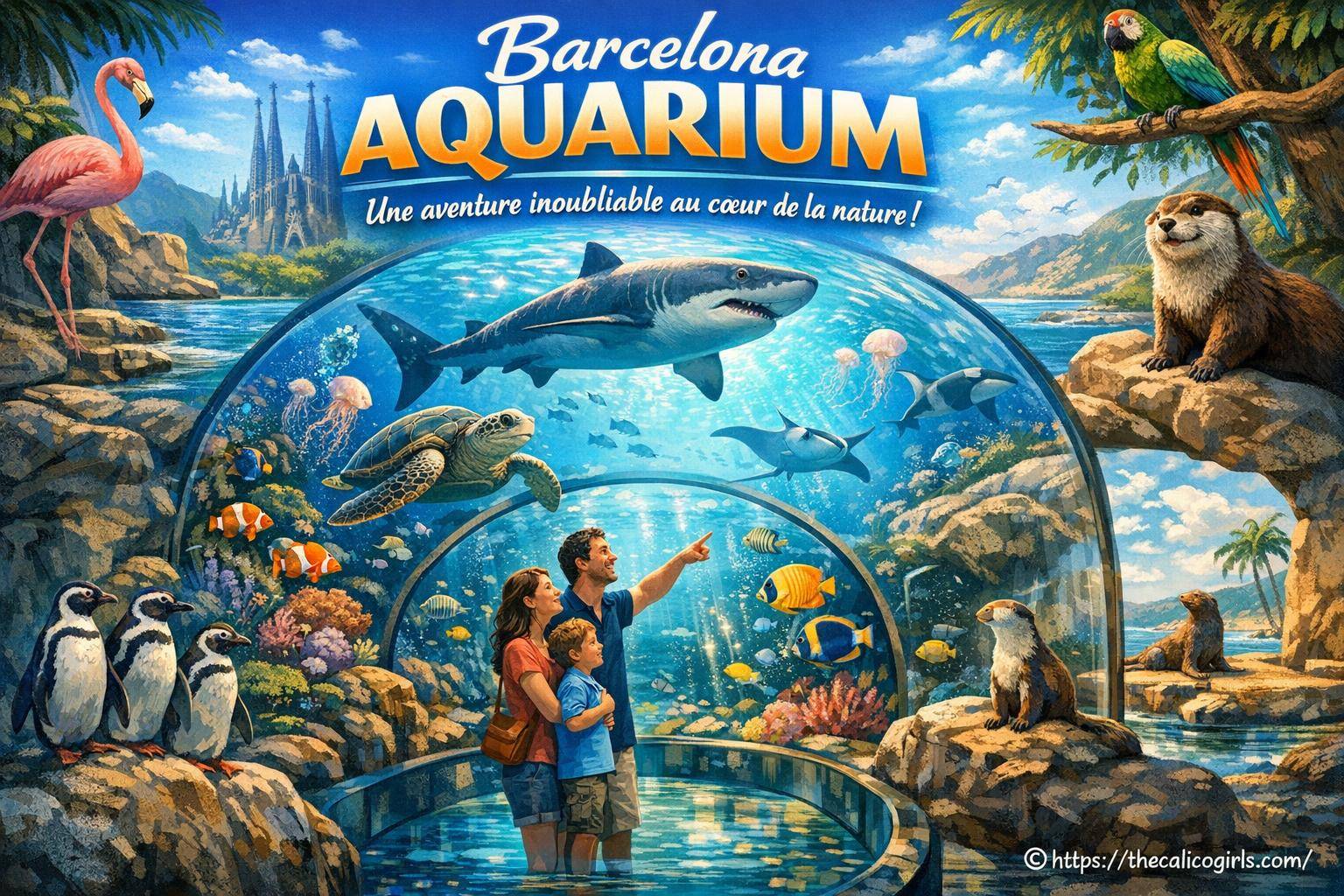 Présentation de Barcelona Aquarium : parc animalier et nature