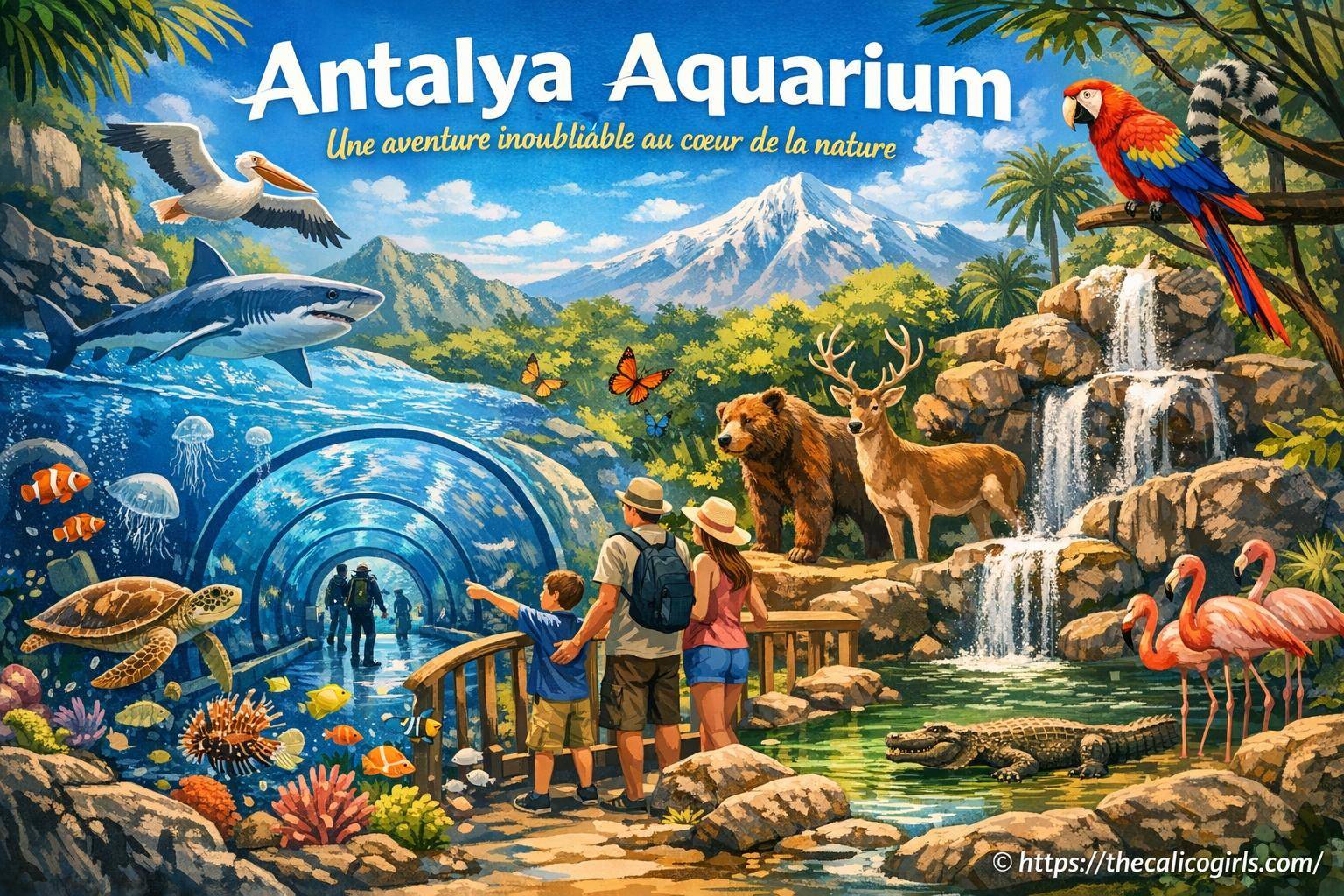 Présentation de Antalya Aquarium : parc animalier et nature