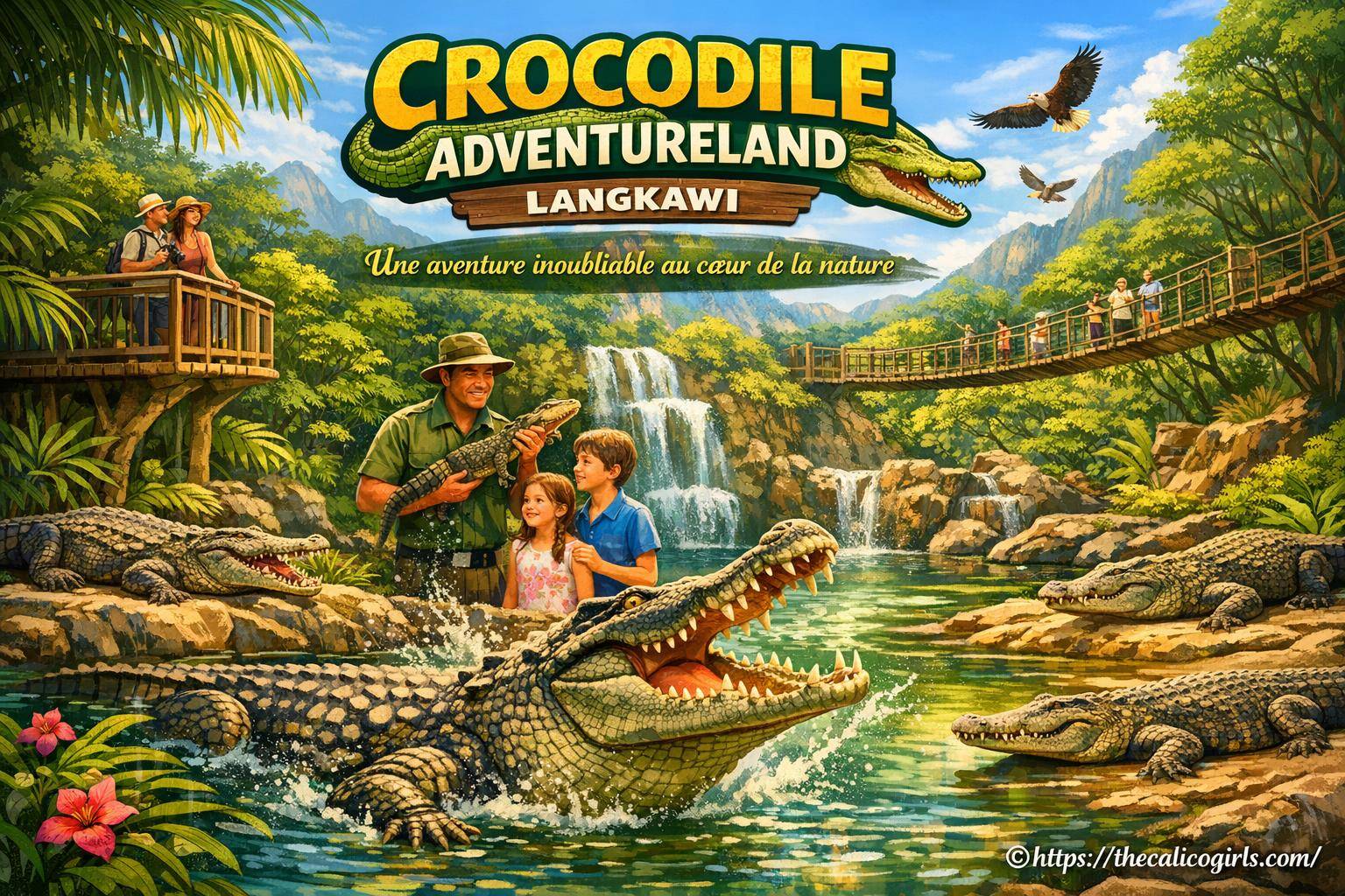 Présentation de Crocodile Adventureland Langkawi : parc animalier et nature