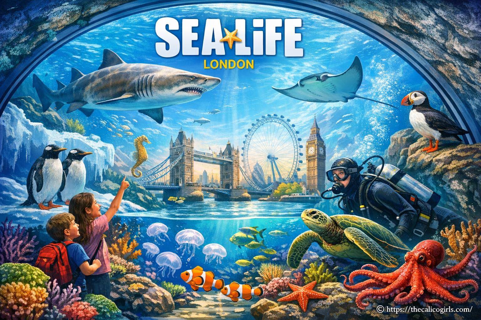 Présentation de SEA LIFE London : parc animalier et nature