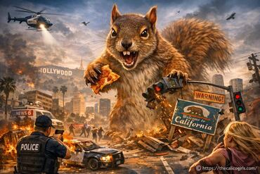 Un écureuil sème la terreur dans une ville californienne aux États-Unis