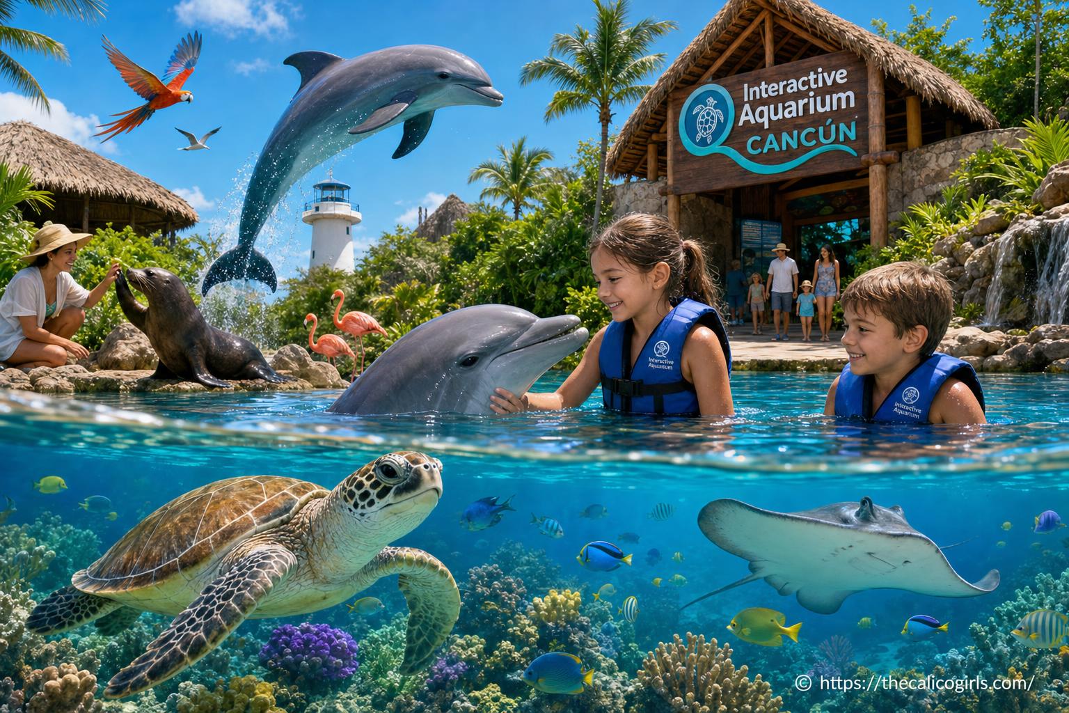 Présentation de Interactive Aquarium Cancún : parc animalier et nature